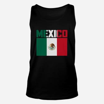 Mexico Proud Mexican Mexico Flag Unisex Tank Top - Seseable