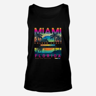 Miami Beach I Love Miami Miami Graphic Design Unisex Tank Top - Seseable