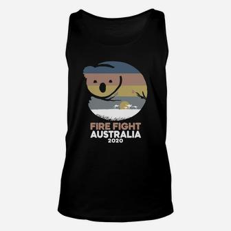 Michael Bubl Vintage Koala Fire Fight Australia 2020 Shirt Unisex Tank Top - Seseable