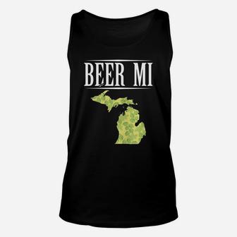 Michigan Beer Drink Local Michigan Craft Beer T-shirt Unisex Tank Top - Seseable