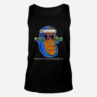 Mightychondria Cellular Biology Science Teacher Funny Gift Unisex Tank Top - Seseable