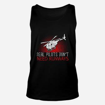 Military Helicopter Vintage Pilot Aircraft Gift Unisex Tank Top - Seseable