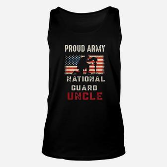Military National Guard Usa Proud Army National Guard Uncle Unisex Tank Top - Seseable