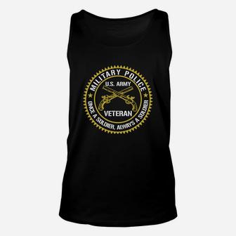 Military Police Us Army Veteran Once A Soldier Always A Soldier Unisex Tank Top - Seseable