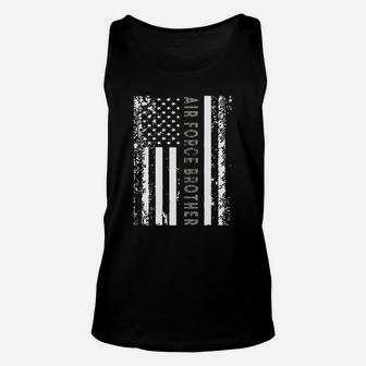 Military Us Proud Air Force Brother Flag s Unisex Tank Top - Seseable