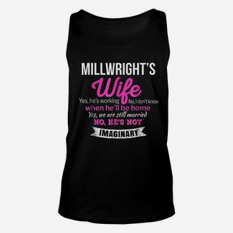 Millwrights Wife Gift Funny Wedding Anniversary Unisex Tank Top - Seseable
