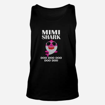 Mimi Shark Doo Doo Funny Mothers Day Mimi Christmas Unisex Tank Top - Seseable