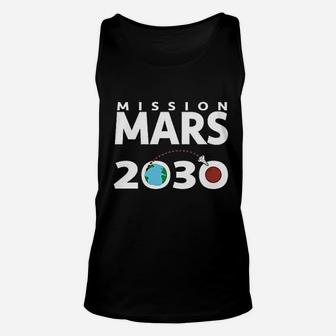 Mission Mars 2030 Space Exploration Science Graphic Unisex Tank Top - Seseable