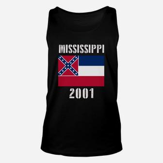 Mississippi State Flag Unisex Tank Top - Seseable