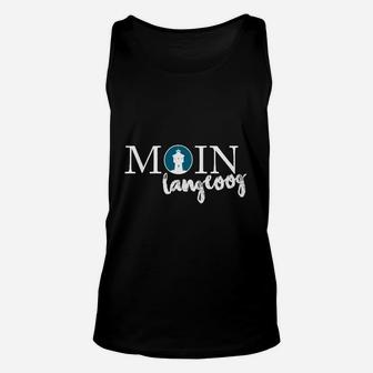 Moin Langeoog Norddeutschland Unisex TankTop für Herren, Grüße Design - Seseable