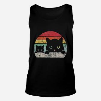 Mommy Cat Vintage Black Cat Funny Mothers Day Women Mom Unisex Tank Top - Seseable