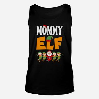 Mommy Elf Christmas Family Matching Chirstmas Gifts Unisex Tank Top - Seseable