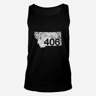 Montana Area Code 406 Shirt, Cute Hometown Souvenir Gift Unisex Tank Top - Seseable