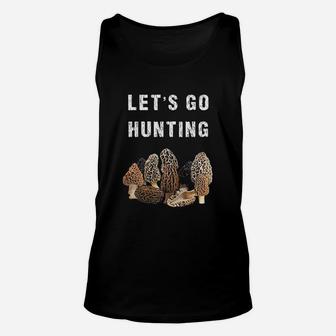 Morel Mushroom Hunting Foraging Outdoors Finding Morels Unisex Tank Top | Seseable CA