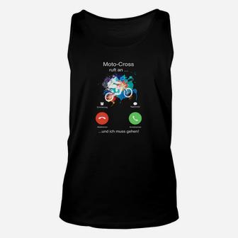 Motocross Unisex TankTop Lustiges Telefonanruf-Design Moto-Cross ruft an! - Seseable