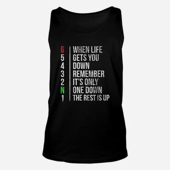 Motorbike Motorcycle Gears When Life Gets You Down Unisex Tank Top - Seseable