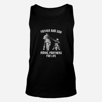 Motorcycle Father And Son Classic Unisex Tank Top - Seseable