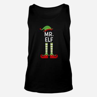 Mr Elf Christmas Unisex Tank Top - Seseable