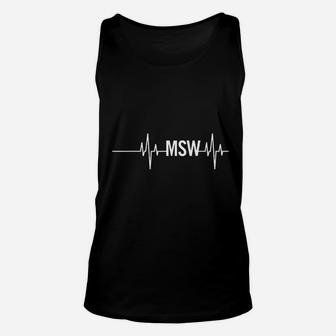 Msw Masters Social Worker Gifts Social Work Month Unisex Tank Top - Seseable