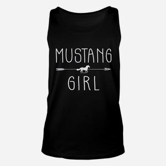 Mustang Horse Girl Gifts Horses Lover Riding Racing Unisex Tank Top - Seseable