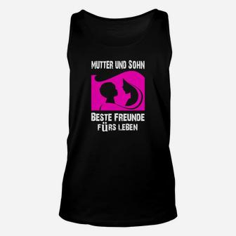 Mutter Sohn BFF fürs Leben Unisex TankTop, Beste Freunde Familie Tee - Seseable