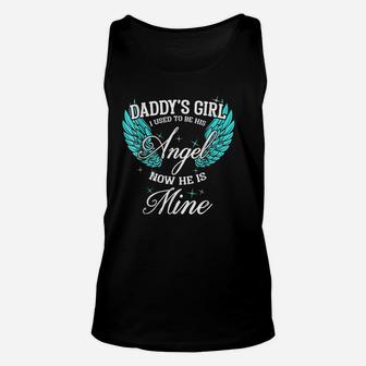My Dad Is My Guardian Daddy Girl Unisex Tank Top - Seseable