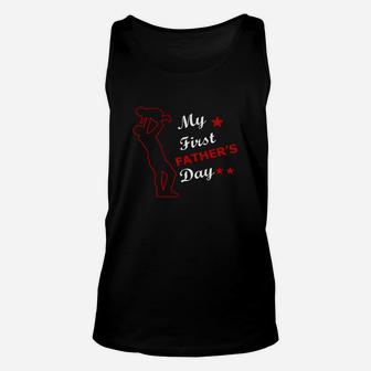 My First Fathers Day 2018 Fathers Day Unisex Tank Top - Seseable