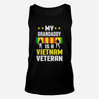 My Grandaddy Is A Vietnam Veteran Proud National Vietnam War Veterans Day Unisex Tank Top - Seseable
