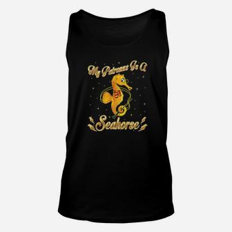 My Patronus Is A Seahorse Harry Animals Potter Dad Mom Unisex Tank Top - Seseable