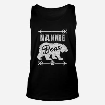Nannie Bear Funny Fathers Day Unisex Tank Top - Seseable