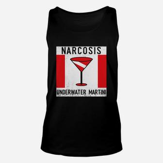 Narcosis Underwater Martini Shirt Unisex Tank Top - Seseable