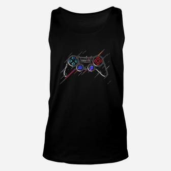 Neon Shirts - Game Controller Shirts Unisex Tank Top - Seseable