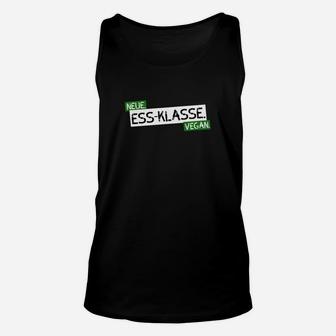 Neue Ess-Klasse Vegan Schwarzes Unisex TankTop, Pflanzenbasiertes Motiv - Seseable