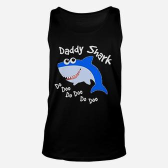 New Daddy Shark, best christmas gifts for dad Unisex Tank Top - Seseable