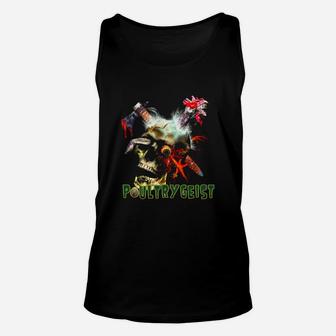 Night Of The Chicken Dead Unisex Tank Top - Seseable