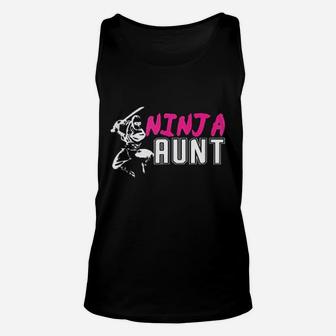 Ninja Aunt Matching Family Ninja Birthday Gift For Auntie Unisex Tank Top - Seseable