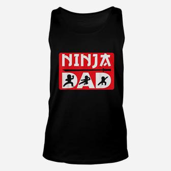 Ninja Dad Matching Family Ninja Warrior Funny Gift Unisex Tank Top - Seseable