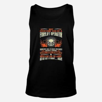Not Everyone Can Be A Forklift Operator Profession Unisex Tank Top - Seseable