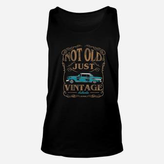 Not Old Just Vintage American Classic Car Birthday Unisex Tank Top - Seseable