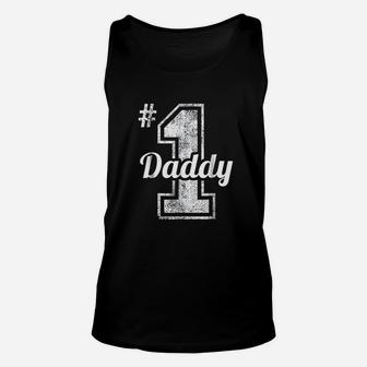 Number One Daddy Fathers Day, best christmas gifts for dad Unisex Tank Top - Seseable