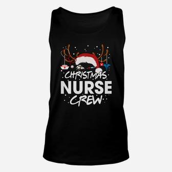 Nurse Christmas Crew Unisex Tank Top - Seseable
