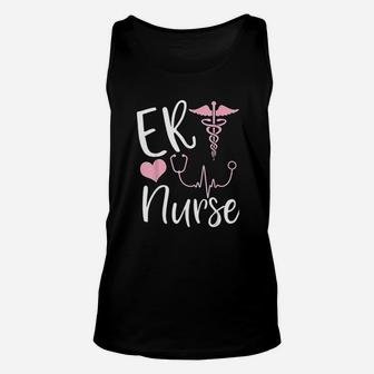 Nurse Cute Emergency Room Nurse Unisex Tank Top - Seseable