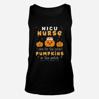 Nurse Cutest Pumpkins In The Patch Halloween Unisex Tank Top - Seseable