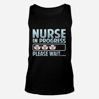 Nurse In Progress Funny With Saying Student Future Nurses Unisex Tank Top - Seseable