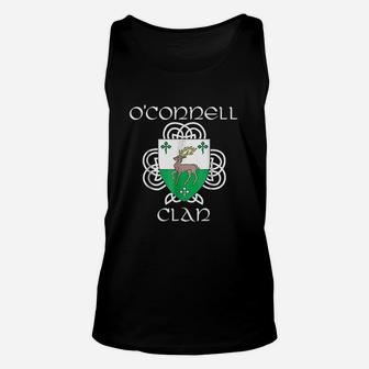 O Connell Family Crest Coat Of Arms Unisex Tank Top - Seseable