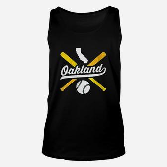 Oakland Baseball Vintage Unisex Tank Top - Seseable