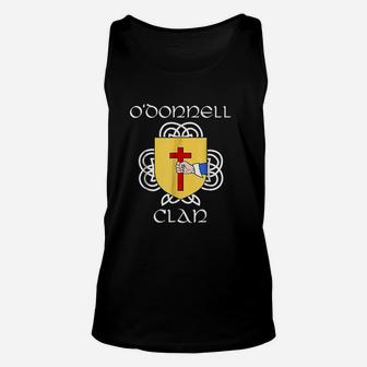 O'donnell Family Crest Coat Of Arms Unisex Tank Top - Seseable