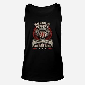 Oktober 1979 Geburtstag Herren Unisex TankTop, Spruch für Geborene nahe Perfektion - Seseable