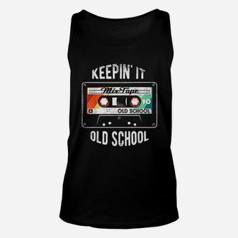Old School Hip Hop 80s 90s Mixtape Graphic Unisex Tank Top - Seseable