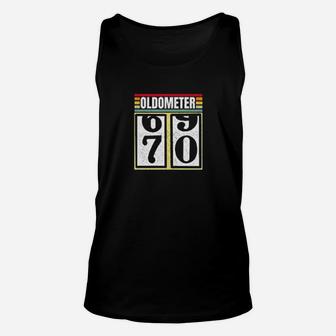 Oldometer 69-70 Years Old Automotive Enthusiasts Bday Unisex Tank Top - Seseable
